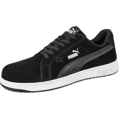 Półbuty Iconic Suede czarne 64001040 | Exvi