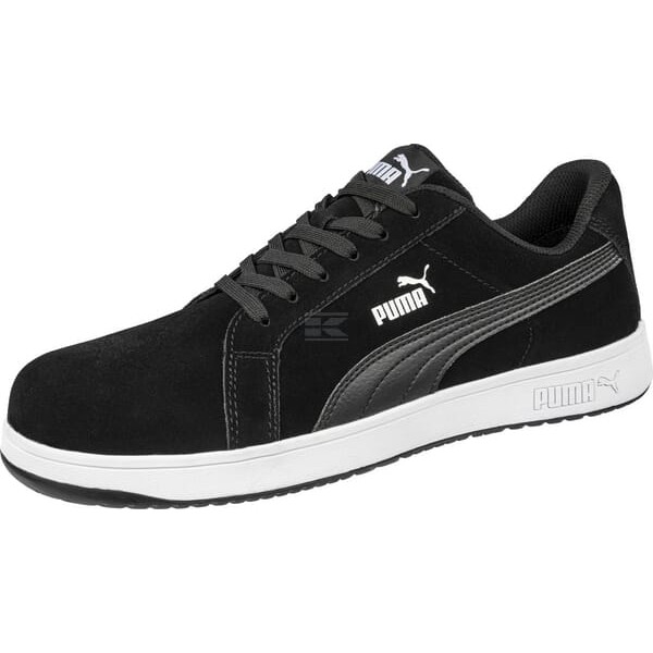 Półbuty Iconic Suede czarne 64001040 | Exvi