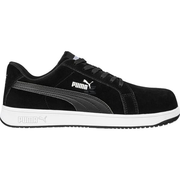 Półbuty Iconic Suede czarne 64001040 | Exvi