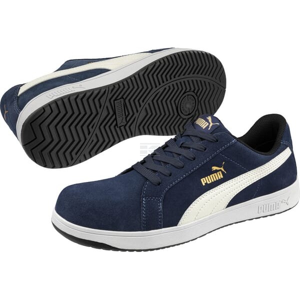 Półbuty Iconic Suede granatowe 64002039 | Exvi