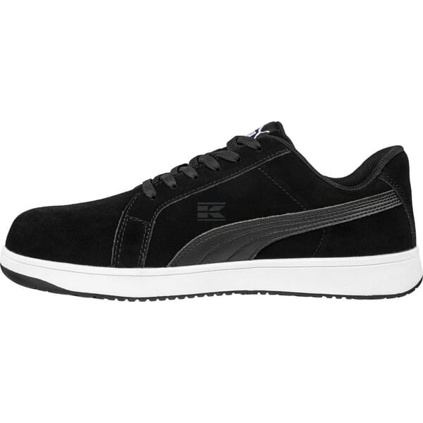 Półbuty Iconic Suede czarne 64001040 | Exvi
