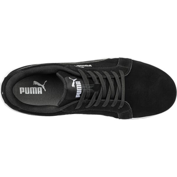 Półbuty Iconic Suede czarne 64001040 | Exvi