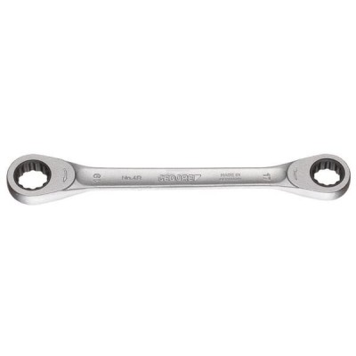 Klucz oczkowy z grzechotką 10x13 mm 4R1013GED | Exvi