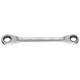 Klucz oczkowy z grzechotką 17x19 mm 4R1719GED | Exvi