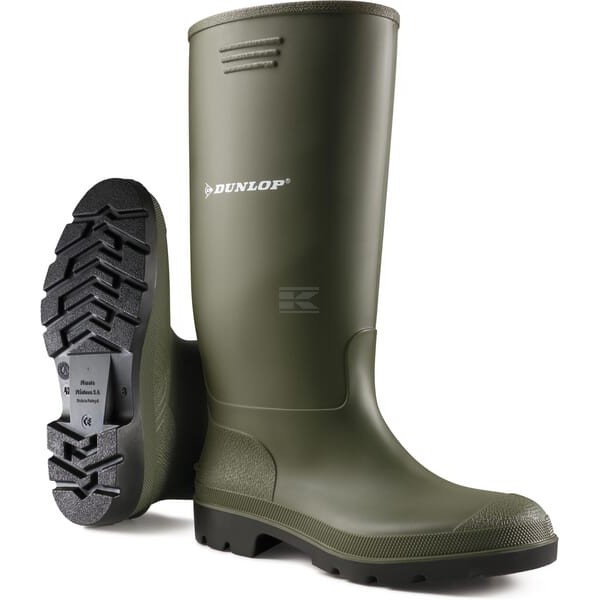 Kalosze zielone, Pricemastor Dunlop 380VP35 | Exvi