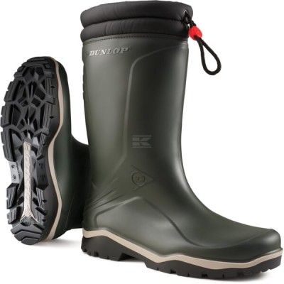 Kalosze, zielone ocieplane, Blizzard Dunlop K48606137 | Exvi