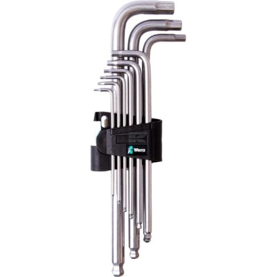 Zestaw kluczy imbusowych ze stali SC3950PKL9 | Exvi