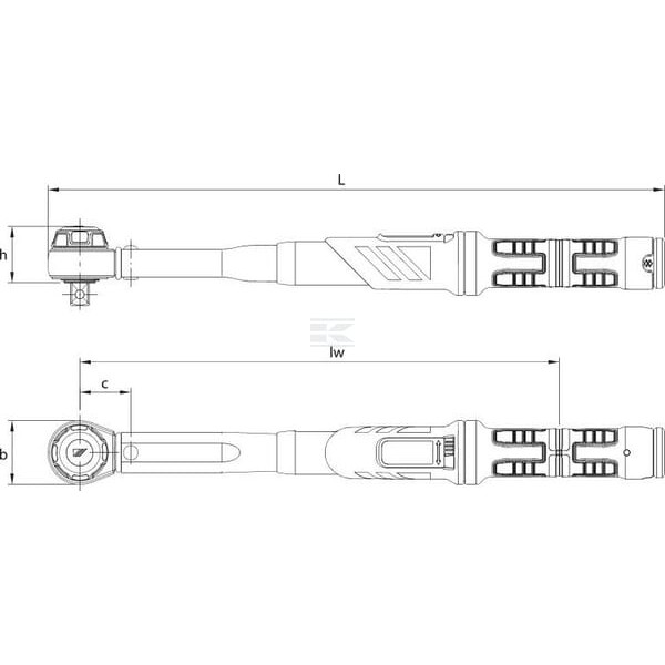 Klucz dynamometryczny Dremaster Gedore, 1/2" DMK100 | Exvi