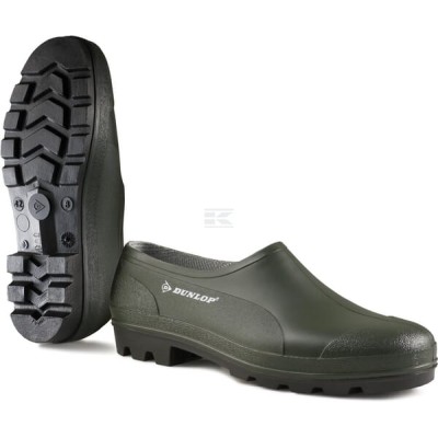 Chodaki gumowe, zielone, Wellie Dunlop B3506113536 | Exvi