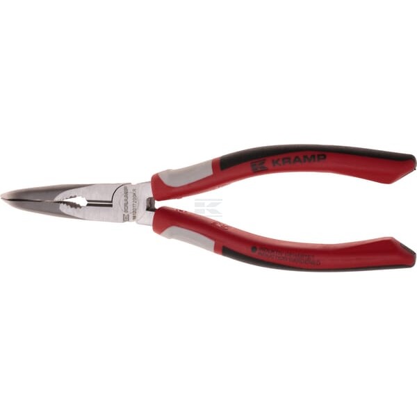 Szczypce wydłużone wygięte 200 mm 1812017200KR | Exvi