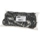 Sznurowadła czarno/szare 120 cm (10 par) 24MF | Exvi