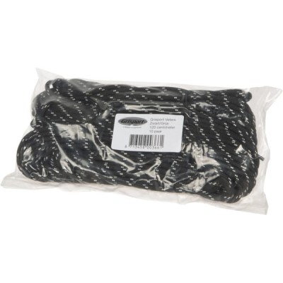 Sznurowadła czarno/szare 120 cm (10 par) 24MF | Exvi