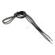 Sznurowadła czarno/szare 140 cm (10 par) 25MF | Exvi