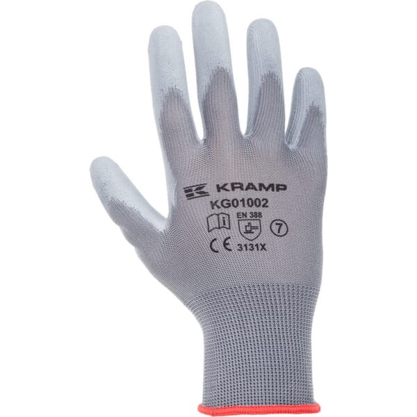 Rękawice robocze 1.001, szare, 3-pak KG0100207 | Exvi