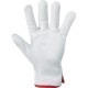 Rękawice robocze, białe skórzane Protect KG0300808 | Exvi