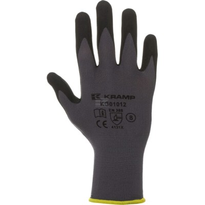 Rękawice robocze, szare Nylon 13G KG0101206 | Exvi