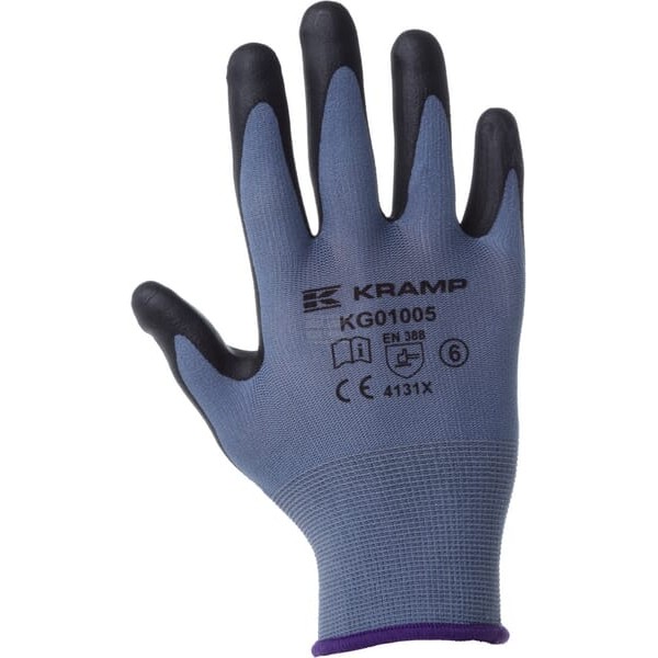 Rękawice robocze roz. 8/M niebieskie KG0100508 | Exvi