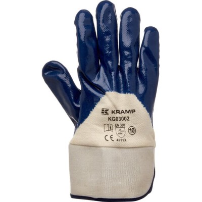 Rękawice robocze roz. 8/M niebieskie KG0300208 | Exvi