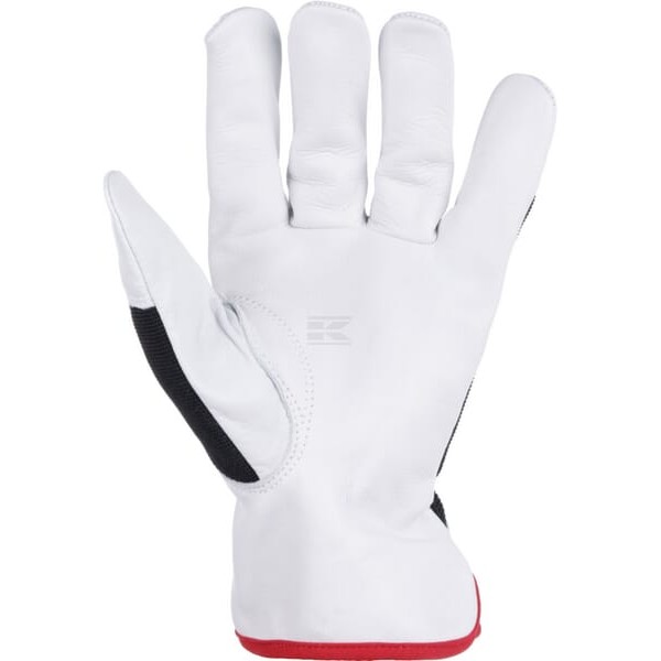 Rękawice robocze, czarno/białe KG0301007 | Exvi