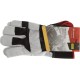 Rękawice robocze, czarno/białe skóra KG0300408 | Exvi
