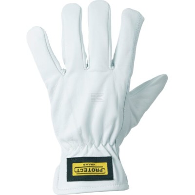 Rękawice robocze, białe, skóra kozia KG0300708 | Exvi