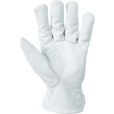 Rękawice robocze, białe, skóra kozia KG0300708 | Exvi