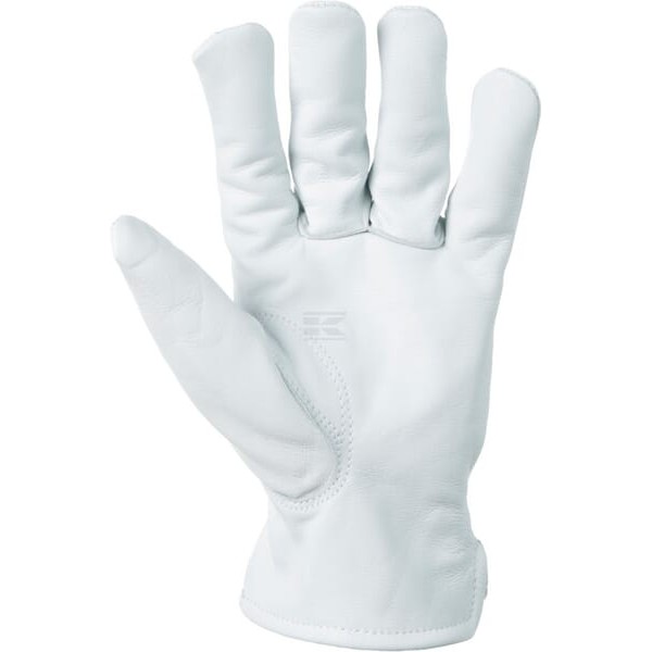 Rękawice robocze, białe, skóra kozia KG0300708 | Exvi