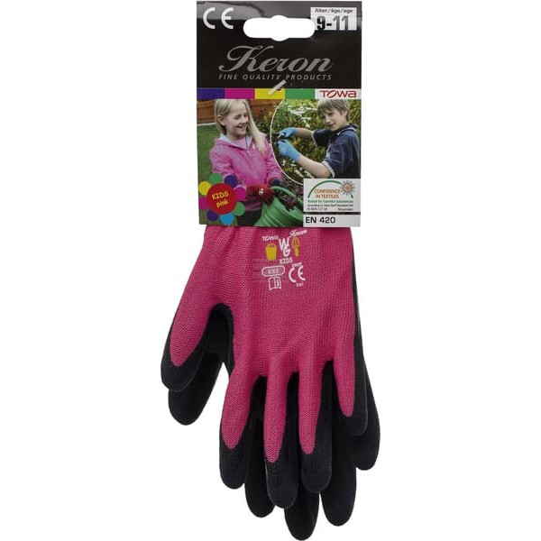 Rękawice Kids, różowe, roz. 8-11 HS297332 | Exvi