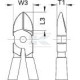 Szczypce do cięcia drutu model szwedzki TA8314180JC | Exvi