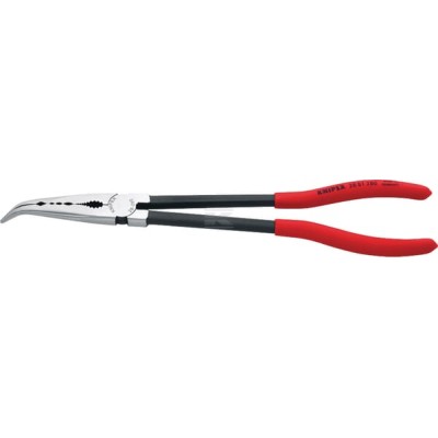 Szczypce płaskie montażowe, wygięte 280 mm TA2881280 | Exvi