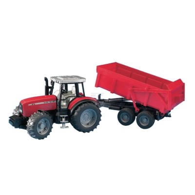 Ciągnik Massey Ferguson 7480 z przyczepą U02045 | Exvi