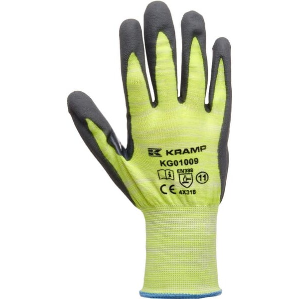 Rękawice robocze roz. 7/S żółte KG0100907 | Exvi