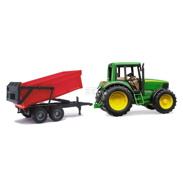 Ciągnik John Deere 6920 z przyczepą wywrotką U02057 | Exvi