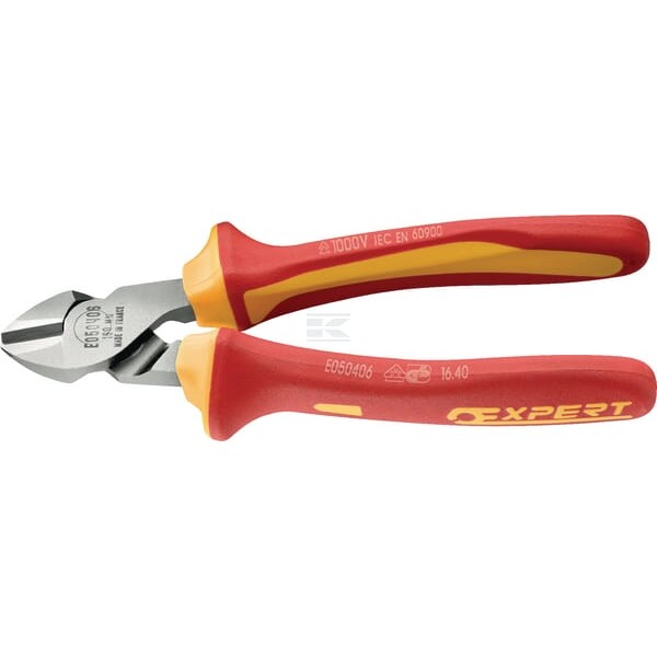 Szczypce ucinaczki boczne VDE 1000V 180 mm E050407 | Exvi