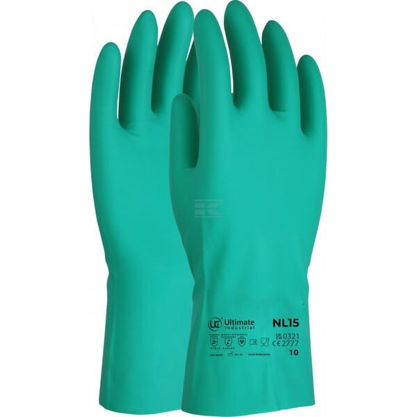 Rękawice nitrylowe UCi NITRA-GN z flokowaną BC000110 | Exvi