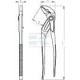 Szczypce do rur nastawne Gedore, czarne 10" TA14210TL | Exvi