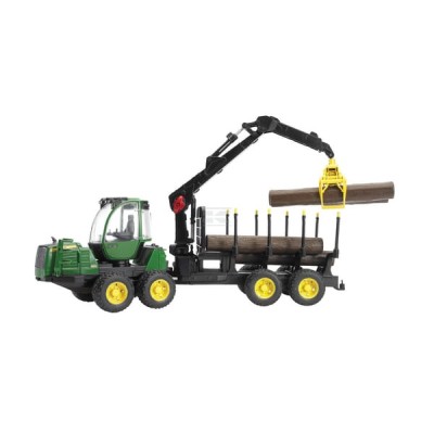 Ciągnik John Deere z przyczepą samozaładowczą U02133 | Exvi