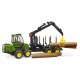 Ciągnik John Deere z przyczepą samozaładowczą U02133 | Exvi