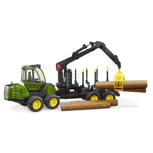 Ciągnik John Deere z przyczepą samozaładowczą U02133 | Exvi