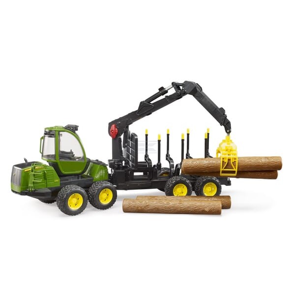 Ciągnik John Deere z przyczepą samozaładowczą U02133 | Exvi