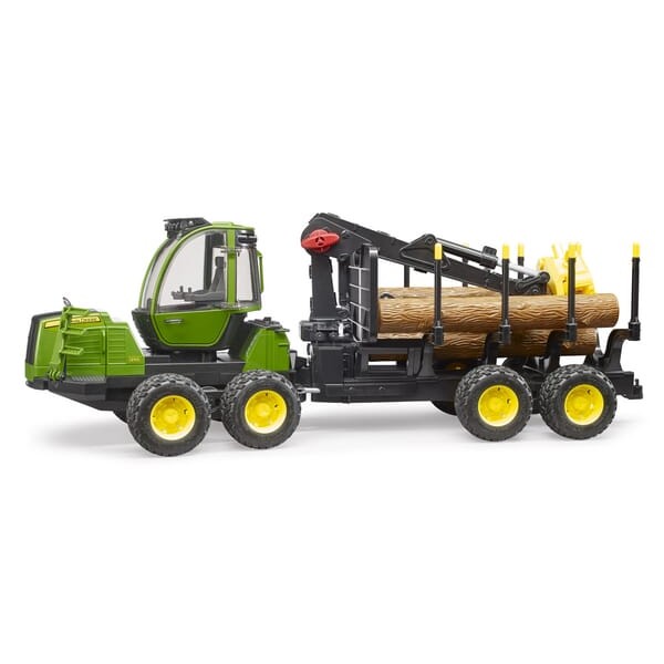 Ciągnik John Deere z przyczepą samozaładowczą U02133 | Exvi
