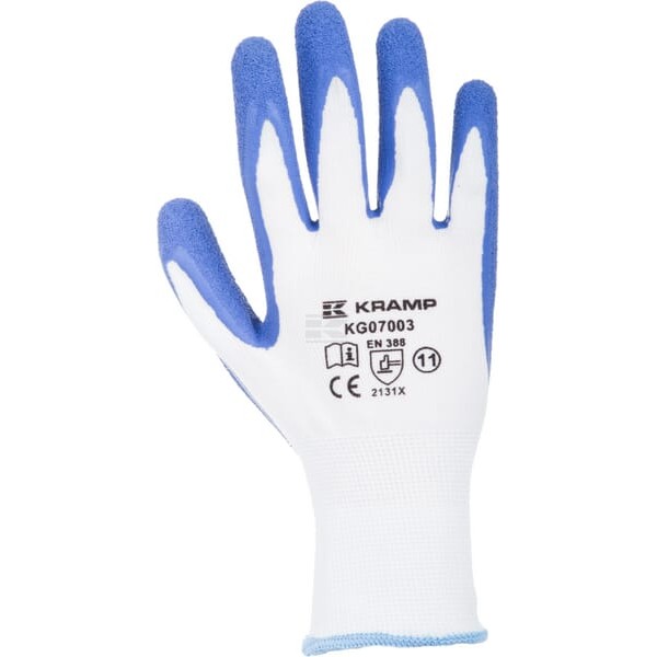 Rękawice robocze, białe, Protect Kramp KG0700307 | Exvi