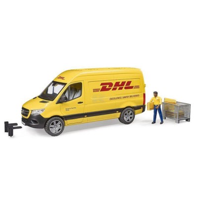 Samochód MB Sprinter DHL z kierowcą, Bruder U02671 | Exvi