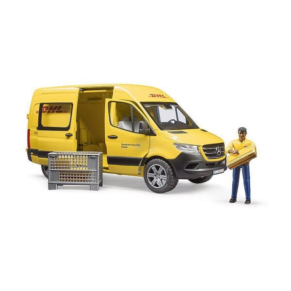 Samochód MB Sprinter DHL z kierowcą, Bruder U02671 | Exvi