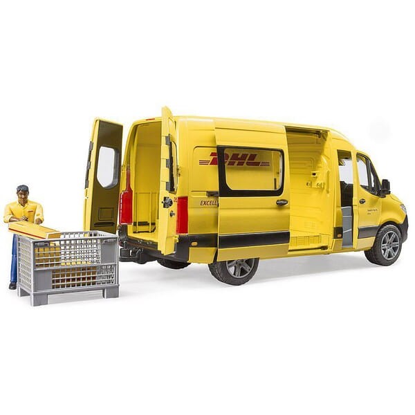 Samochód MB Sprinter DHL z kierowcą, Bruder U02671 | Exvi