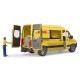 Samochód MB Sprinter DHL z kierowcą, Bruder U02671 | Exvi