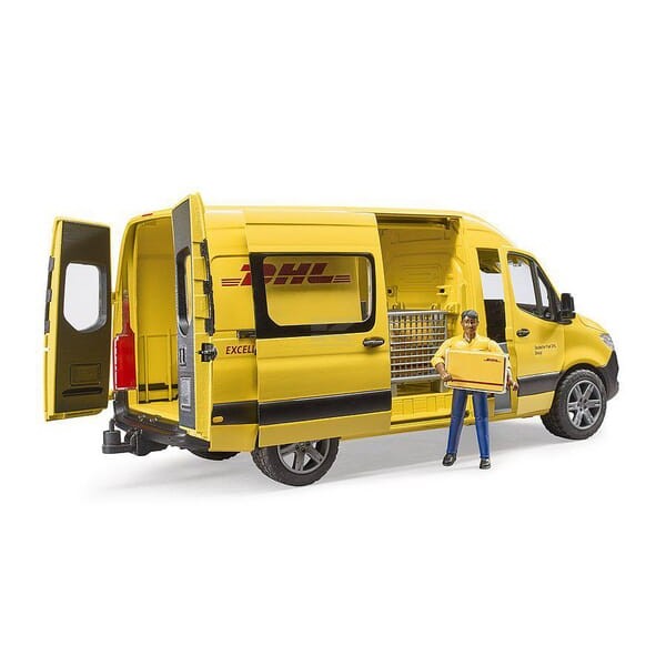 Samochód MB Sprinter DHL z kierowcą, Bruder U02671 | Exvi