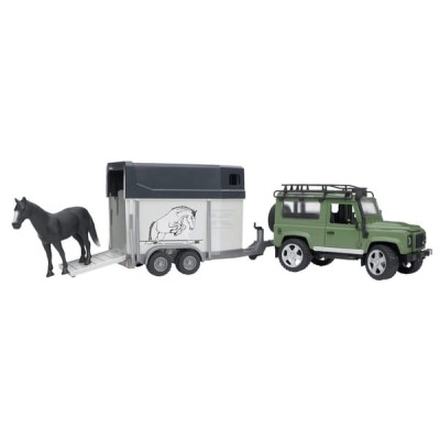 Samochód terenowy Land Rover z przyczepką U02592 | Exvi