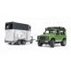 Samochód terenowy Land Rover z przyczepką U02592 | Exvi