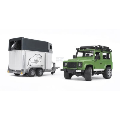 Samochód terenowy Land Rover z przyczepką U02592 | Exvi